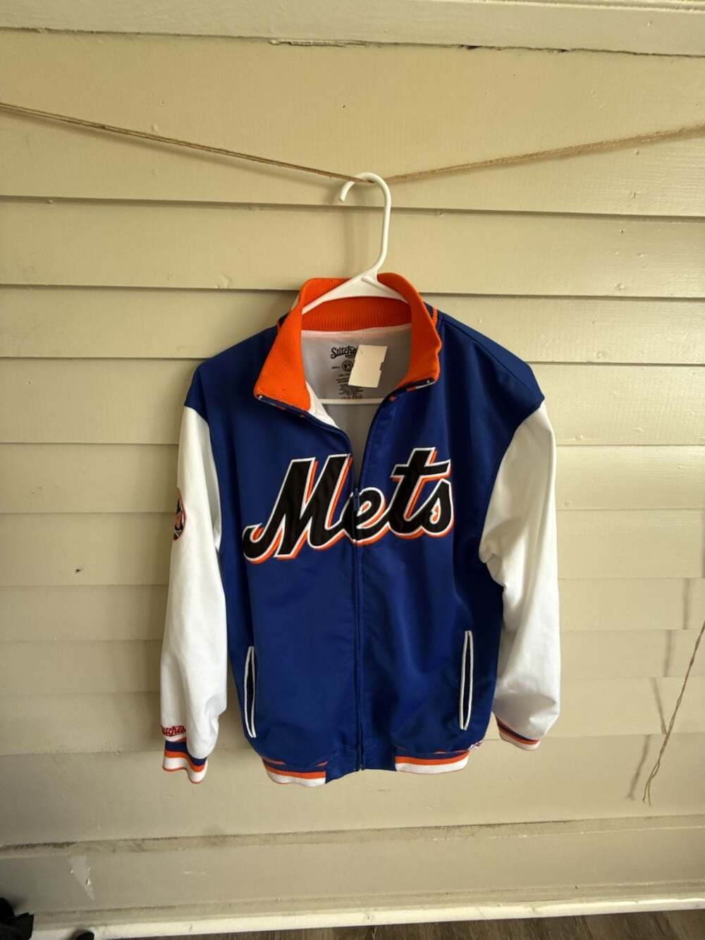 Stitches New York Mets MLB Track Jacket Size S